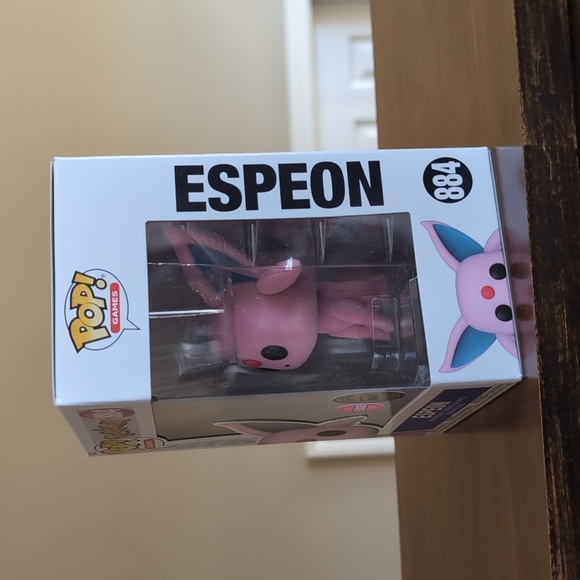 Pokemon Funko Pop Espeon Flocked Special Edition #884 - Picture 6 of 8